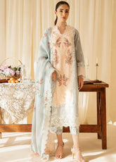 Qlinekari By Qalamkar Embroidered Lawn 3 Piece Unstitched Suit QLM24QK SQ-15 NEYLAN